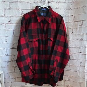 Pendleton Red and Black Checkered Shirt